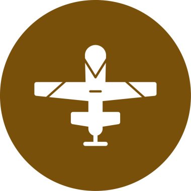 uçak ikonu vektör illüstrasyonu