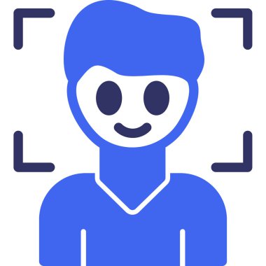 avatar. Web simgesi basit illüstrasyon