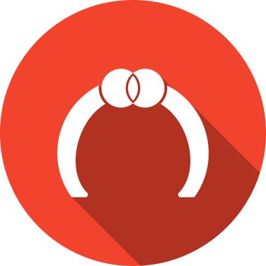 Şeker ikonu vektör illüstrasyonu