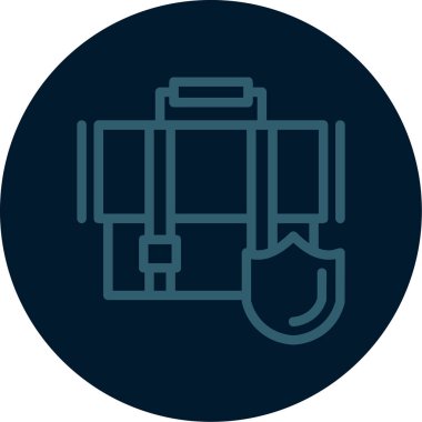 Benzin istasyonu simgesinin vektör illüstrasyonu