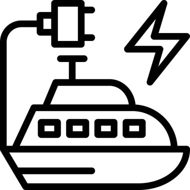 elektrik motor elektrik simgesi