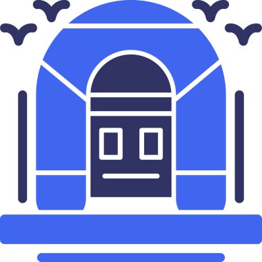 Yapı simgesinin vektör illüstrasyonu