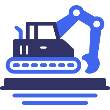 Kazı Katı İki Renk, Vektör İllüstrasyonu