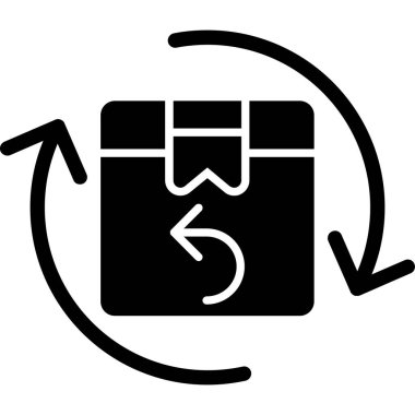 ok simgesini tazele, basit vektör illüstrasyonu