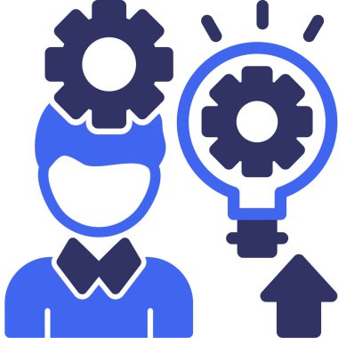 dişli simgesi vektör illüstrasyonu