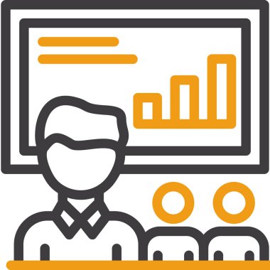 ticari analiz simgesi, vektör illüstrasyonu