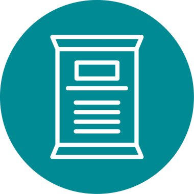 Kitap. Web simgesi basit illüstrasyon