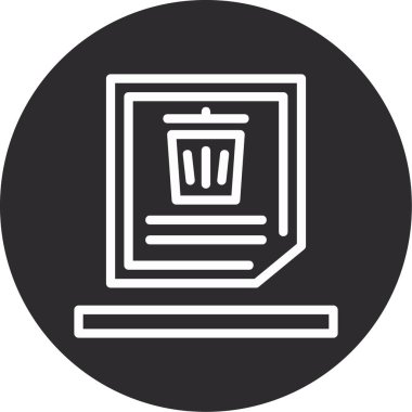 Alışveriş sepeti ikonu vektör illüstrasyonu