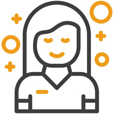 Maskeli bir kadının vektör çizimi