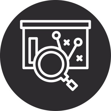 Modern simgenin vektör illüstrasyonu