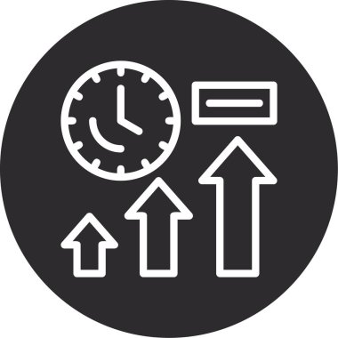 ok simgesi vektör illüstrasyonu