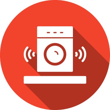 Tek fırın simgesinin vektör illüstrasyonu