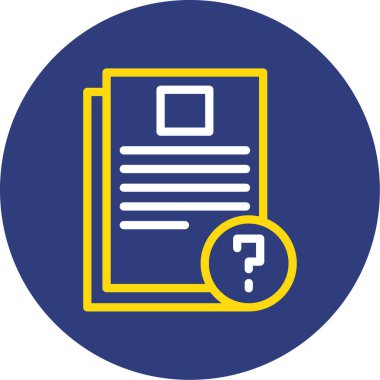 Dosya simgesinin vektör illüstrasyonu