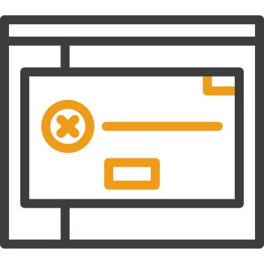 Web sayfası hata simgesi, özet biçimi