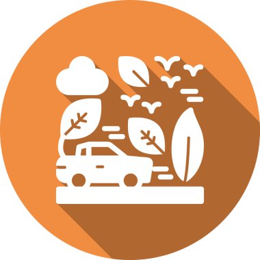 vector illustration of trees icon