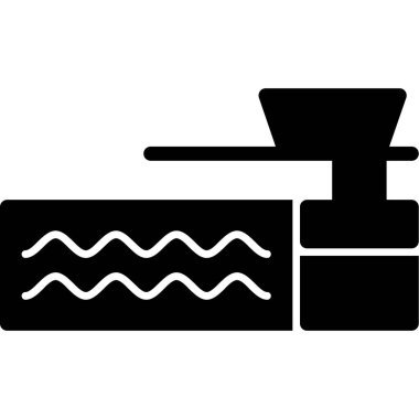 Su filtresi simgesi, basit biçim