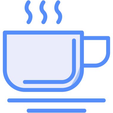 Bardak. Web simgesi basit illüstrasyon