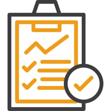 Simgesini denetleyin. Vektör çizim