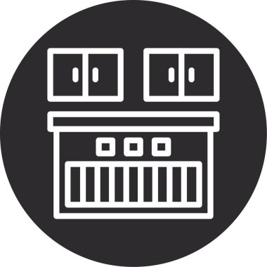 Modern b 'nin vektör illüstrasyonu eksik simgesi