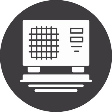 Modern simgenin vektör illüstrasyonu