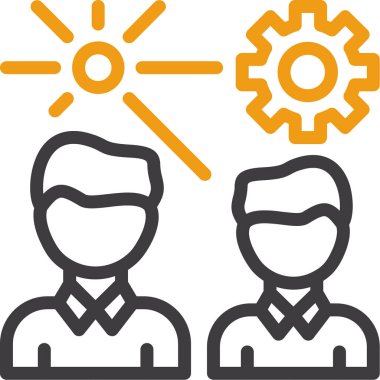 Taslak biçimli beyin fırtınası iş fikri simgesi