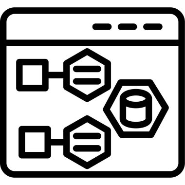 veritabanı web sunucu simgesi