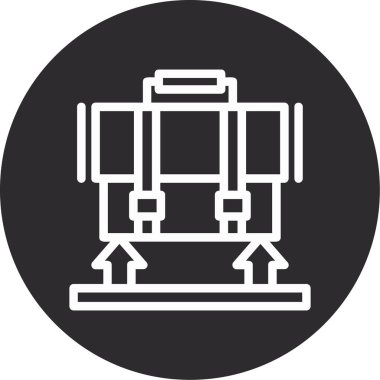 seo modern simgesinin vektör illüstrasyonu