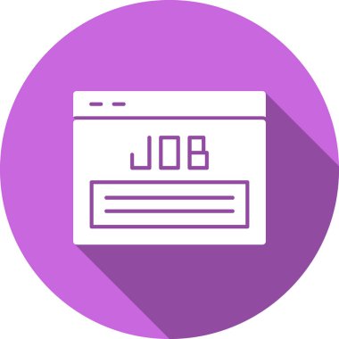 İş. Web simgesi basit illüstrasyon