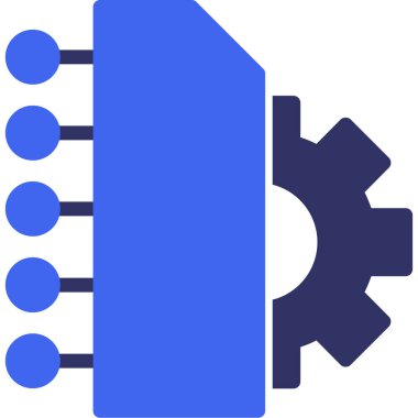 Teçhizat Web simgesi basit illüstrasyon