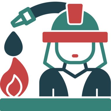 Gaz Maskesi ağ simgesi, vektör illüstrasyonu