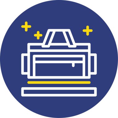 Bir takvimin resimli vektör illüstrasyonu