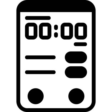 Çalar saat. Web simgesi