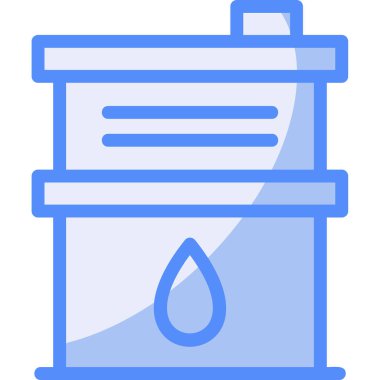 Petrol tankı ikonu. vektör illüstrasyonu