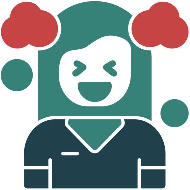 Uzaylı avatarı. Basit tasarım