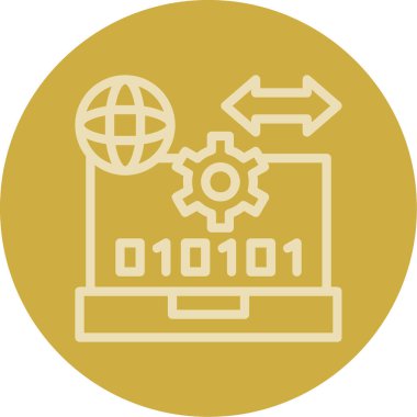 seo modern simgesinin vektör illüstrasyonu