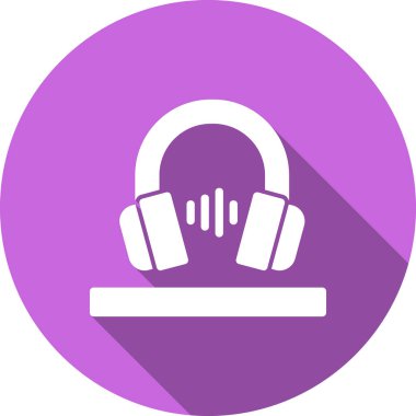 Modern müzik simgesinin vektör illüstrasyonu