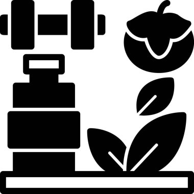 yiyecek elma simgesi katı biçimde