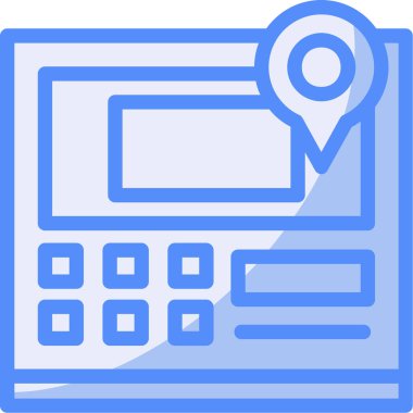 gps konum haritası simgesi dosya taslak biçimi