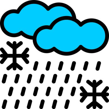Hava durumu. Web simgesi basit tasarım