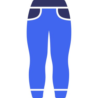 erkek pantolon simgesi vektör illüstrasyonu