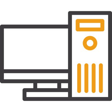 bilgisayar simgesi vektör illüstrasyonu