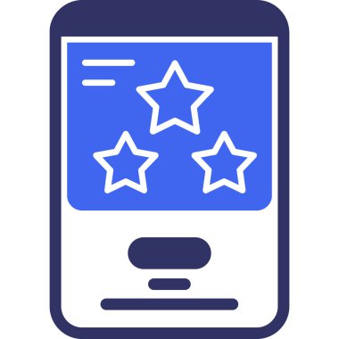 yıldız simgesi vektör illüstrasyonu