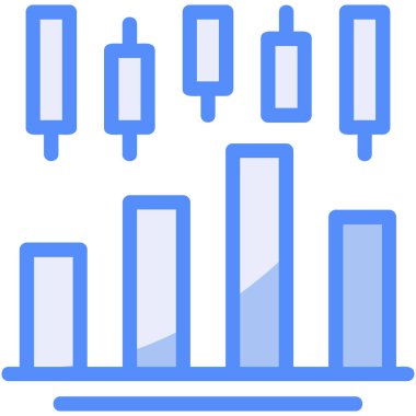 Analiz grafiği çizelgesi simgesi - taslak biçimi