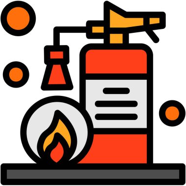 Ateş Ateş Ateş simgesi ile doldurulmuş - özet biçimi