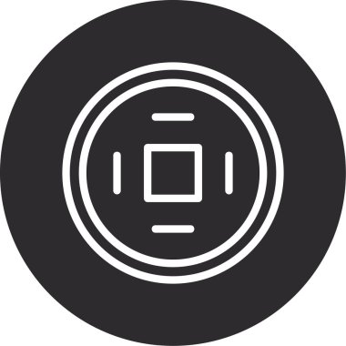 Kamera simgesi soyut bir grupta izole edildi