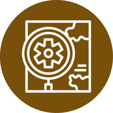 vektör ayarı simgesi, vektör illüstrasyonu