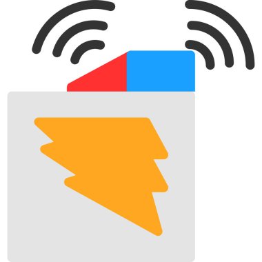 wifi sinyal vektör çizimi