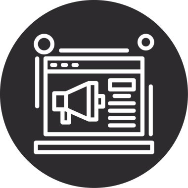 seo modern simgesinin vektör illüstrasyonu