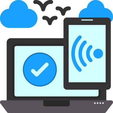 Cloud Wiifi. Basit illüstrasyon