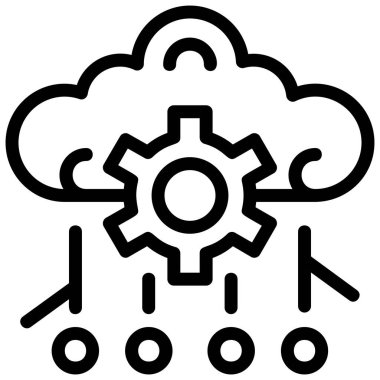 Bulut hesaplama. Web simgesi